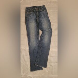 Levi's girls size 10 Dark Blue Slim Straight Jeans